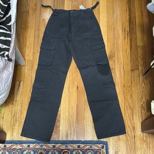 Black Cargo Pants for Men